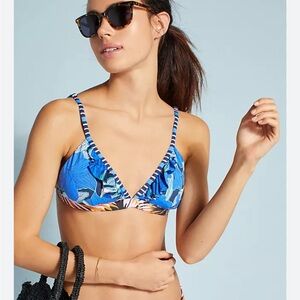 Maaji Palomino Sky Reversible Swim Boho Bikini Top Size Medium